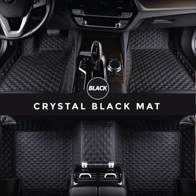 Online Black Crystal Elite Luxury Hybrid Car Floor Mats