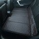 Online Universal Diamond Car Bed - Non-Inflatable Black and Red Stitching Luxury Leather Diamond Car Bed Mattress