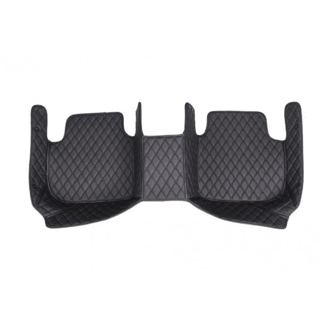 Online Black and Black Stitching Luxury Leather Diamond Car Floor Mats Online Black and Black Stitching Luxury Leather Diamond Car Floor Mats