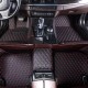 Online Black and Red Stitching Luxury Leather Diamond Car Floor Mats Online Black and Red Stitching Luxury Leather Diamond Car Floor Mats