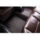 Online Black and Red Stitching Luxury Leather Diamond Car Floor Mats Online Black and Red Stitching Luxury Leather Diamond Car Floor Mats