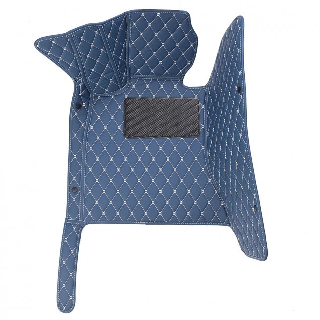 Online Blue Luxury Leather Diamond Car Floor Mats Online Blue Luxury Leather Diamond Car Floor Mats