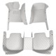 Online Grey Luxury Leather Diamond Car Floor Mats Online Grey Luxury Leather Diamond Car Floor Mats