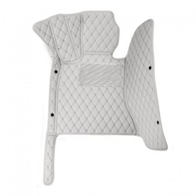 Online Grey Luxury Leather Diamond Car Floor Mats Online Grey Luxury Leather Diamond Car Floor Mats