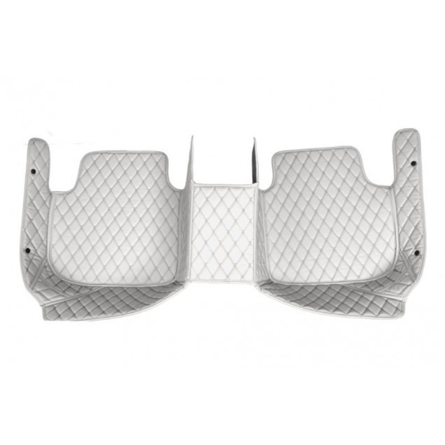 Online Grey Luxury Leather Diamond Car Floor Mats Online Grey Luxury Leather Diamond Car Floor Mats