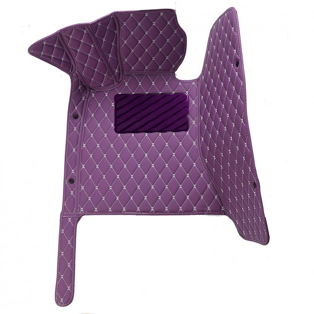 Online Purple Luxury Leather Diamond Car Floor Mats Online Purple Luxury Leather Diamond Car Floor Mats