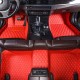 Online Red Luxury Leather Diamond Car Floor Mats Online Red Luxury Leather Diamond Car Floor Mats