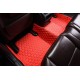 Online Red Luxury Leather Diamond Car Floor Mats Online Red Luxury Leather Diamond Car Floor Mats