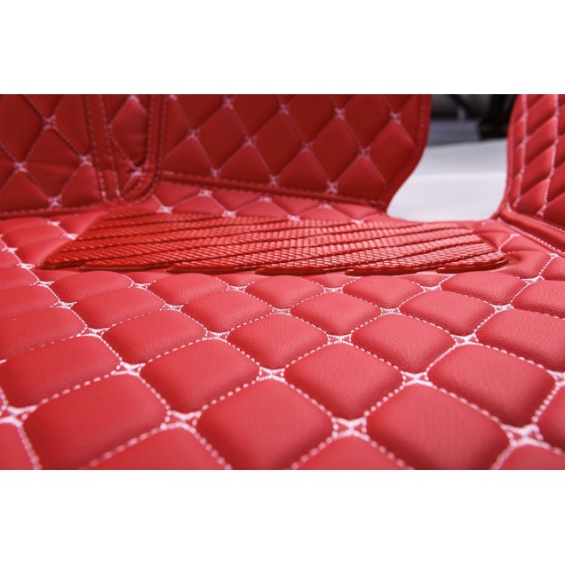 Online Red Luxury Leather Diamond Car Floor Mats Online Red Luxury Leather Diamond Car Floor Mats