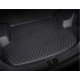 Online Black and Black Stitching Luxury Leather Diamond Trunk Base Mats
