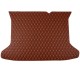 Online Brown Luxury Leather Diamond Trunk Base Mats Online Brown Luxury Leather Diamond Trunk Base Mats