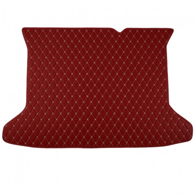 Online Wine Red Luxury Leather Diamond Trunk Base Mats Online Wine Red Luxury Leather Diamond Trunk Base Mats