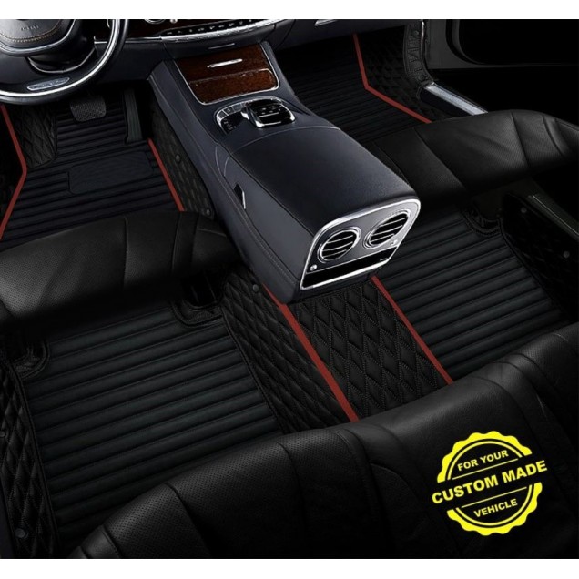 Online Maroon Hybrid Line Series Premium Car Floor Mats Online Maroon Hybrid Line Series Premium Car Floor Mats