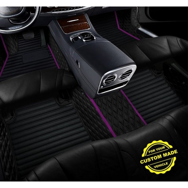Online Purple Hybrid Line Series Premium Car Floor Mats Online Purple Hybrid Line Series Premium Car Floor Mats