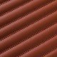 Online Brown Luxury Leather Stripe Car Floor Mats