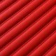 Online Red Luxury Leather Stripe Car Floor Mats