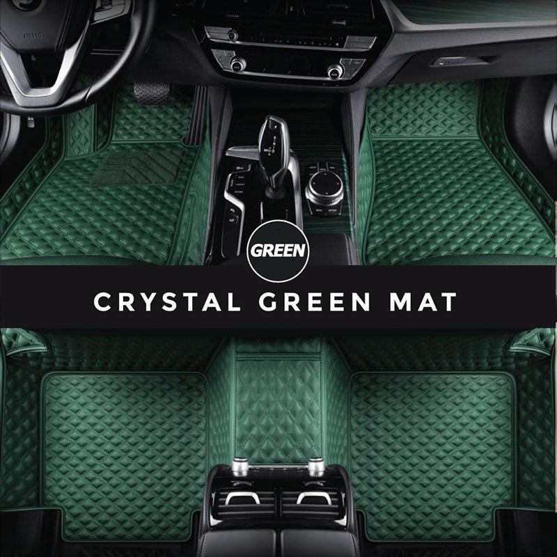 Online Green Crystal Elite Luxury Hybrid Car Mats