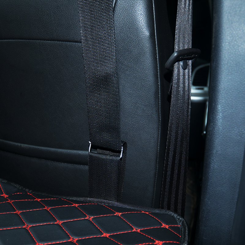 Universal Diamond Car Bed - Non-Inflatable Black and Red Stitching Luxury Leather Diamond Car Bed Mattress Universal Diamond Car Bed - Non-Inflatable Black and Red Stitching Luxury Leather Diamond Car Bed Mattress