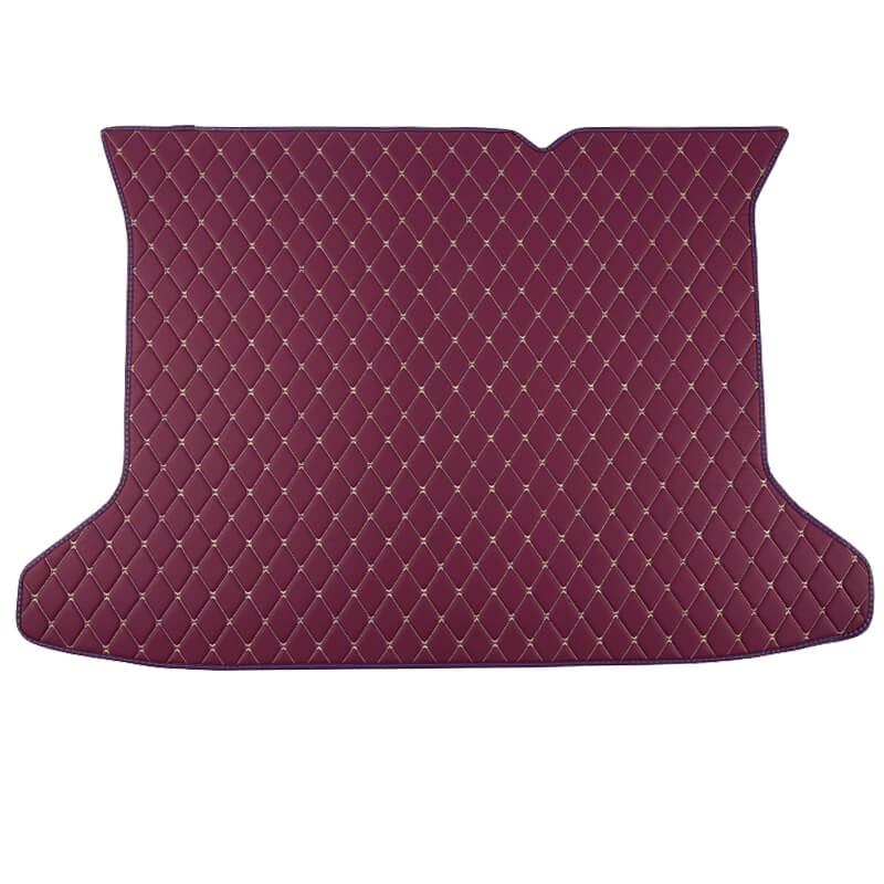 Online Purple Luxury Leather Diamond Trunk Base Mats